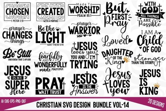 Christian SVG Design Bundle Vol-14