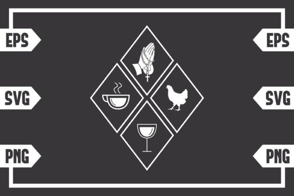 Coffee Jesus Wine and Hen Crafts