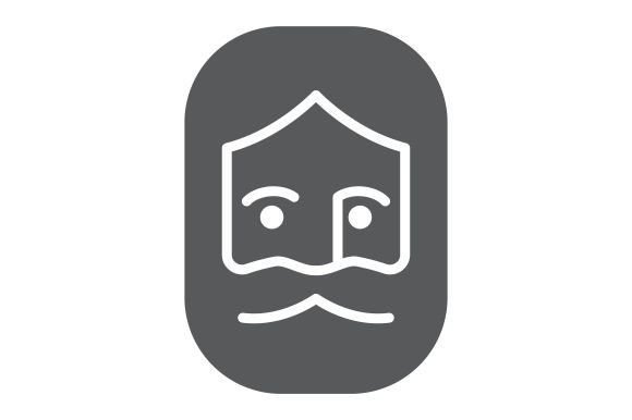 God Glyph Icon and Icons