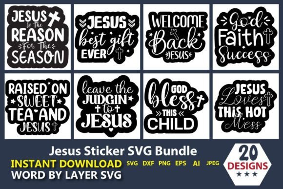 Jesus Sticker SVG Bundle Review