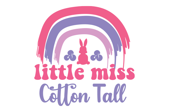 Little Miss Cotton Tall SVG Design for Crafts