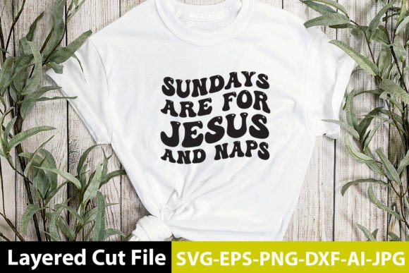 Sundays Are for Jesus and Naps Retro Crafts