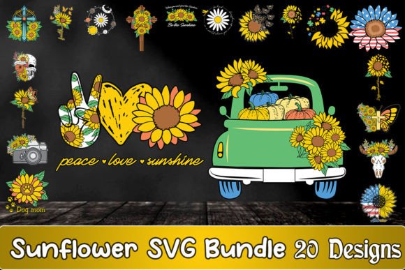 Sunflower SVG Bundle for Creative Crafts